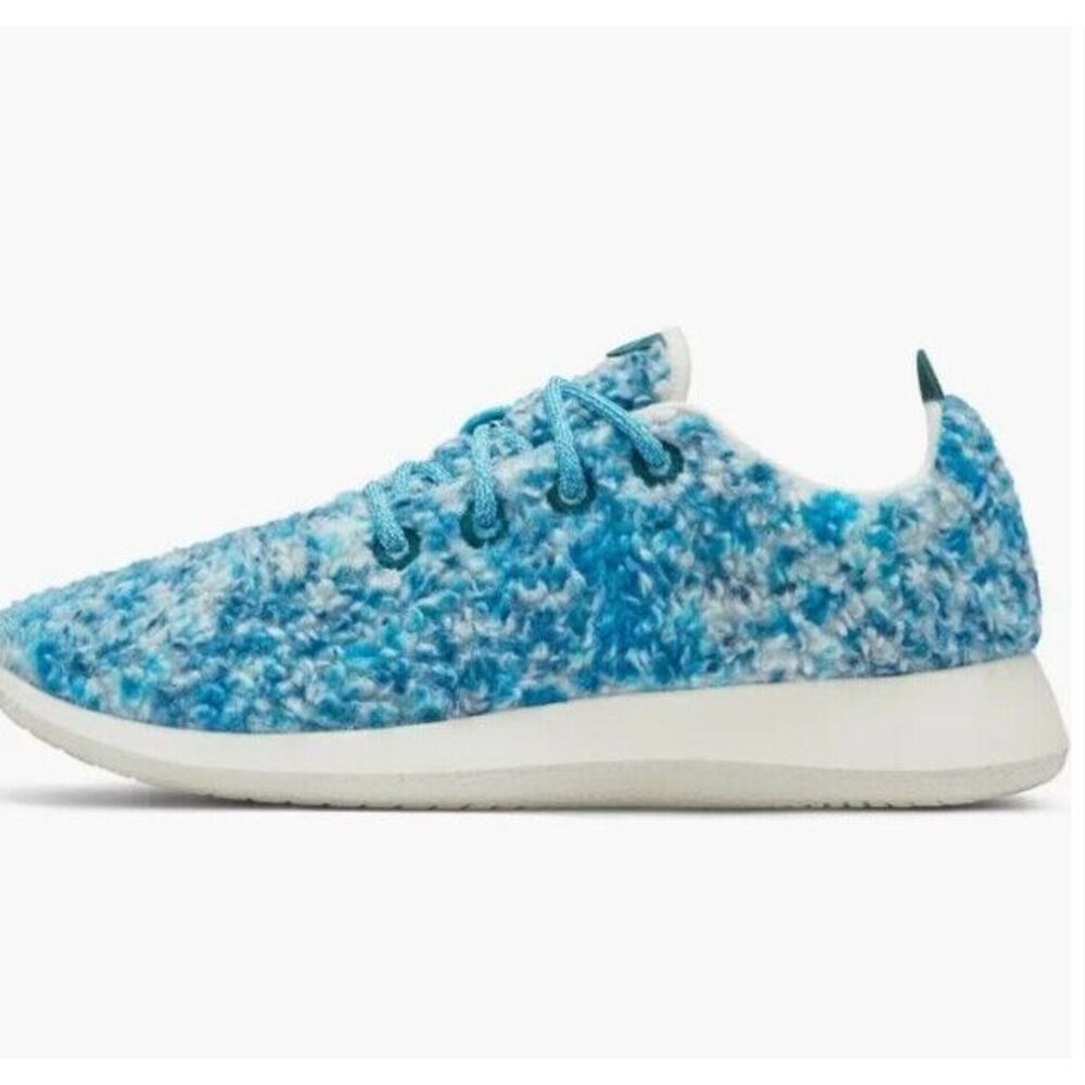Allbirds Women 9 Wool Dasher 2 Fluff Thrive Teal Sneaker Deep Emerald Sz 8 - Picture 3 of 5